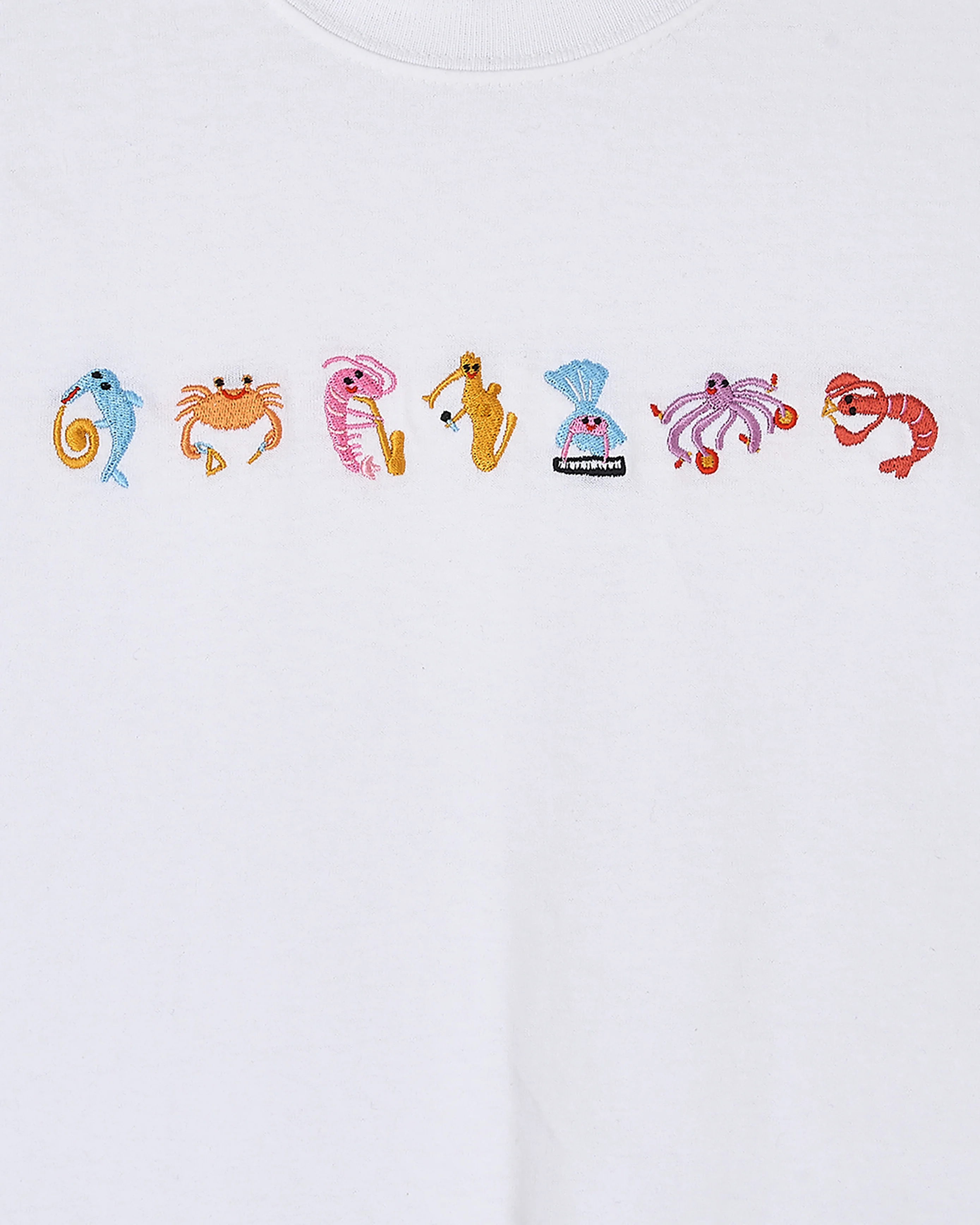 Seafood Medley Embroidered T-Shirt - Image 16