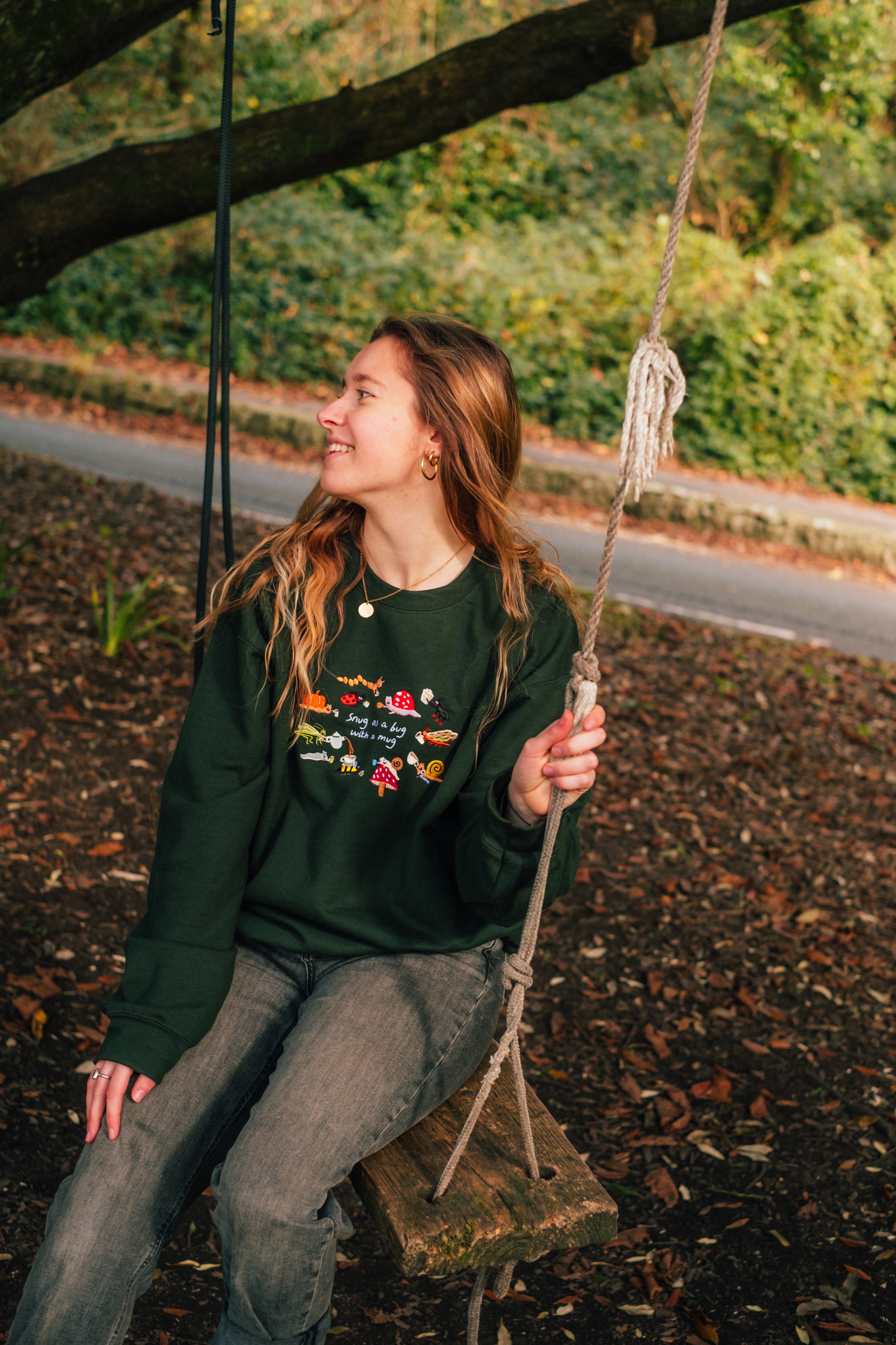 Snug as a Bug Embroidered Sweatshirt - Image 10