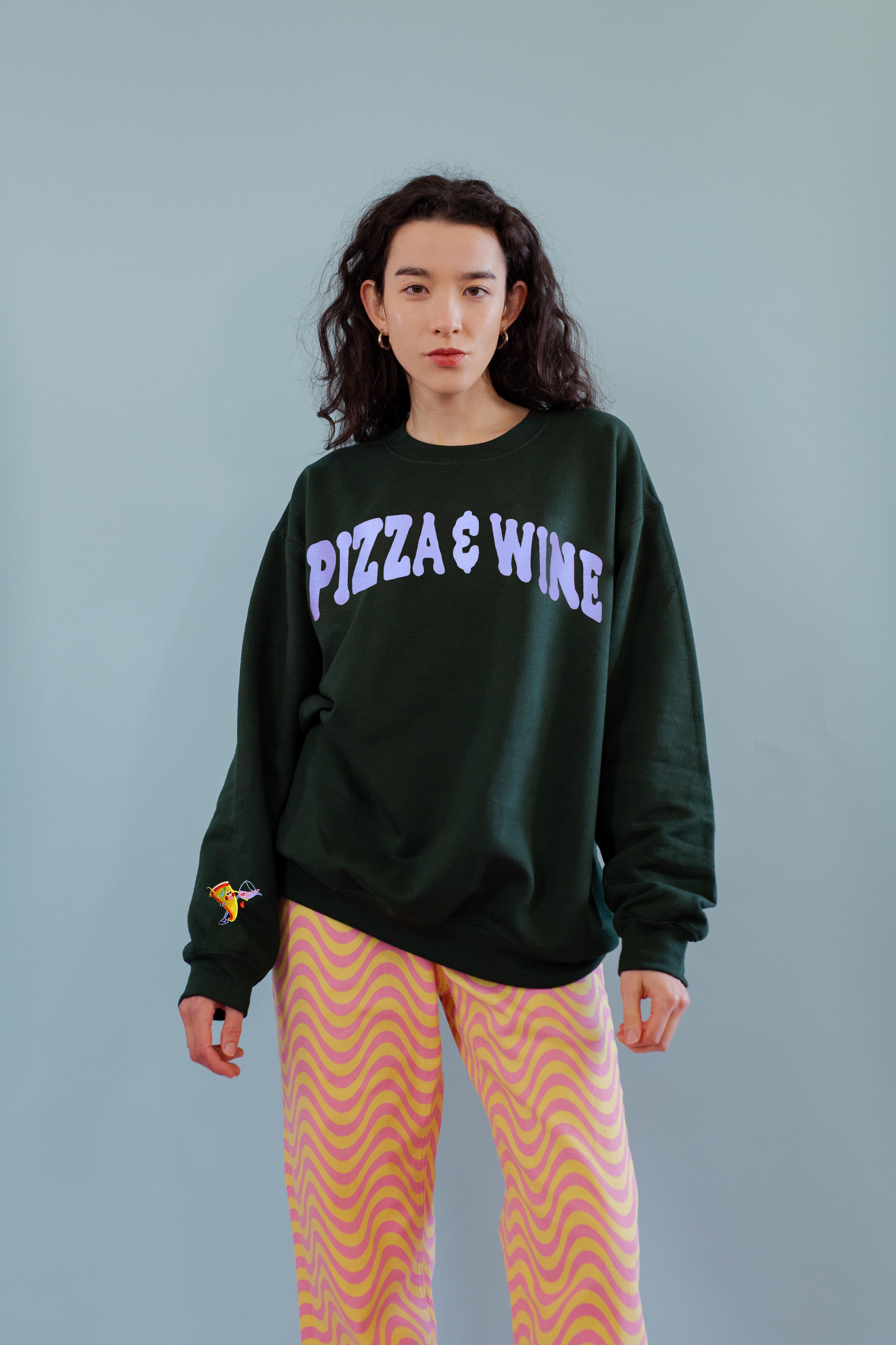 The Pizza & Wine Oversized Sweatshirt - Image 5