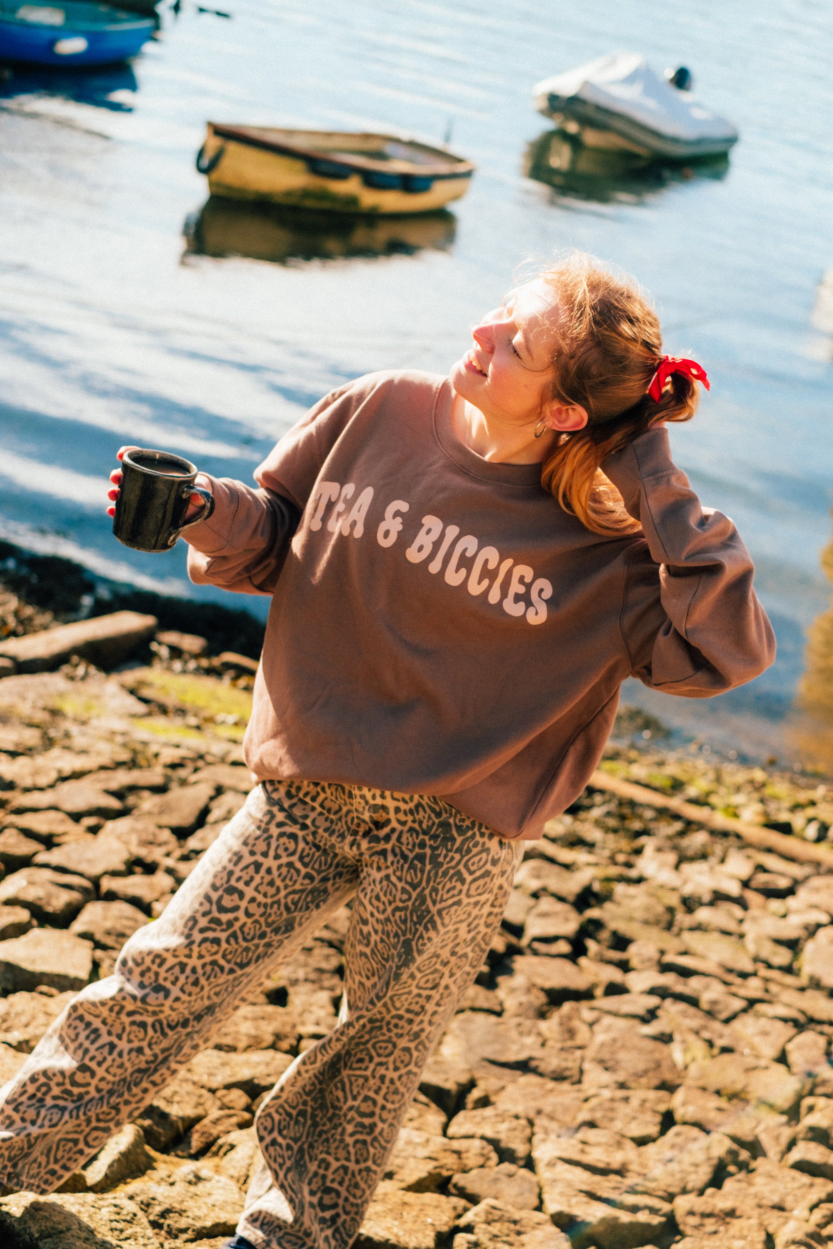 The Tea & Biccies Oversized Sweatshirt - Image 11