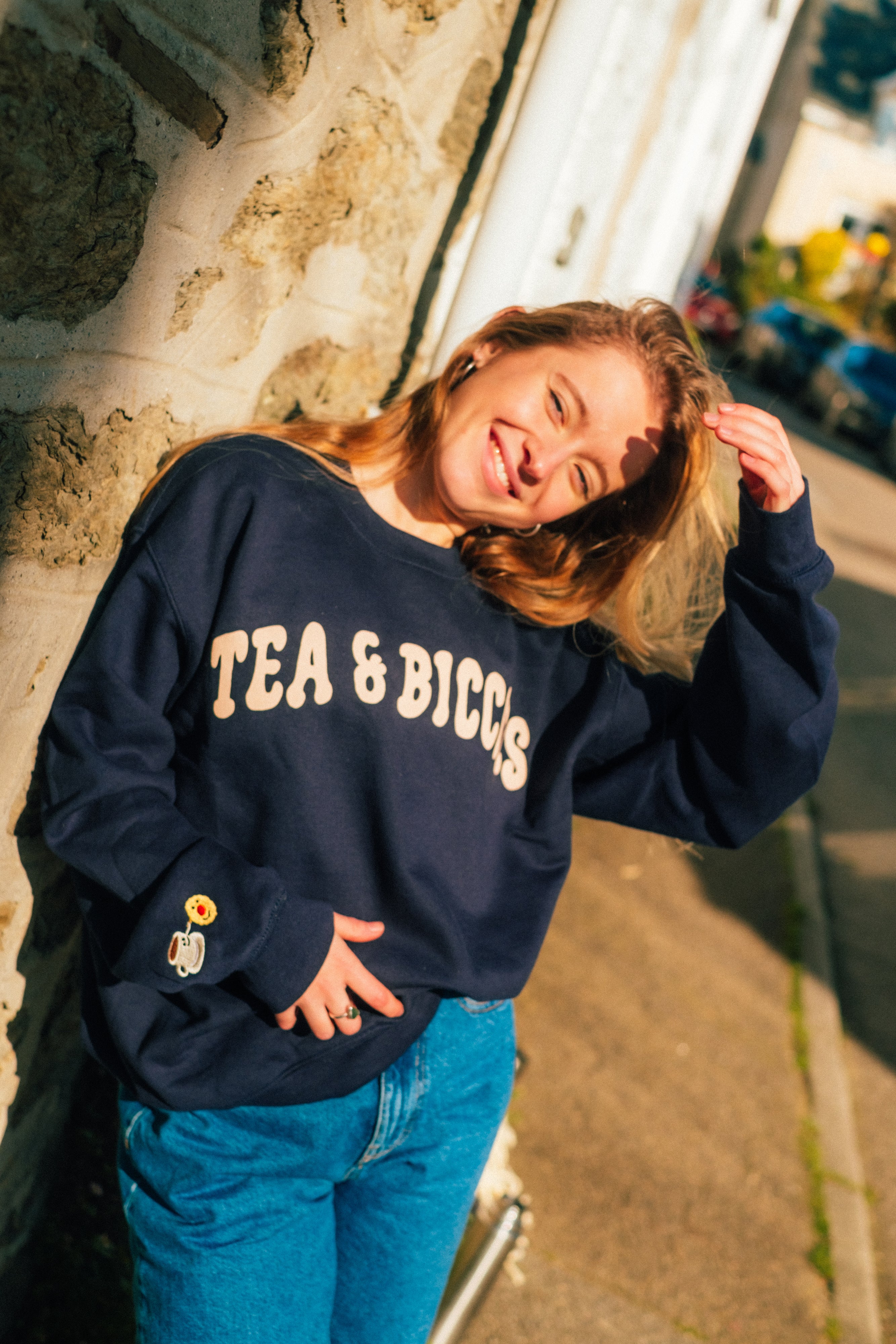 The Tea & Biccies Oversized Sweatshirt - Image 7