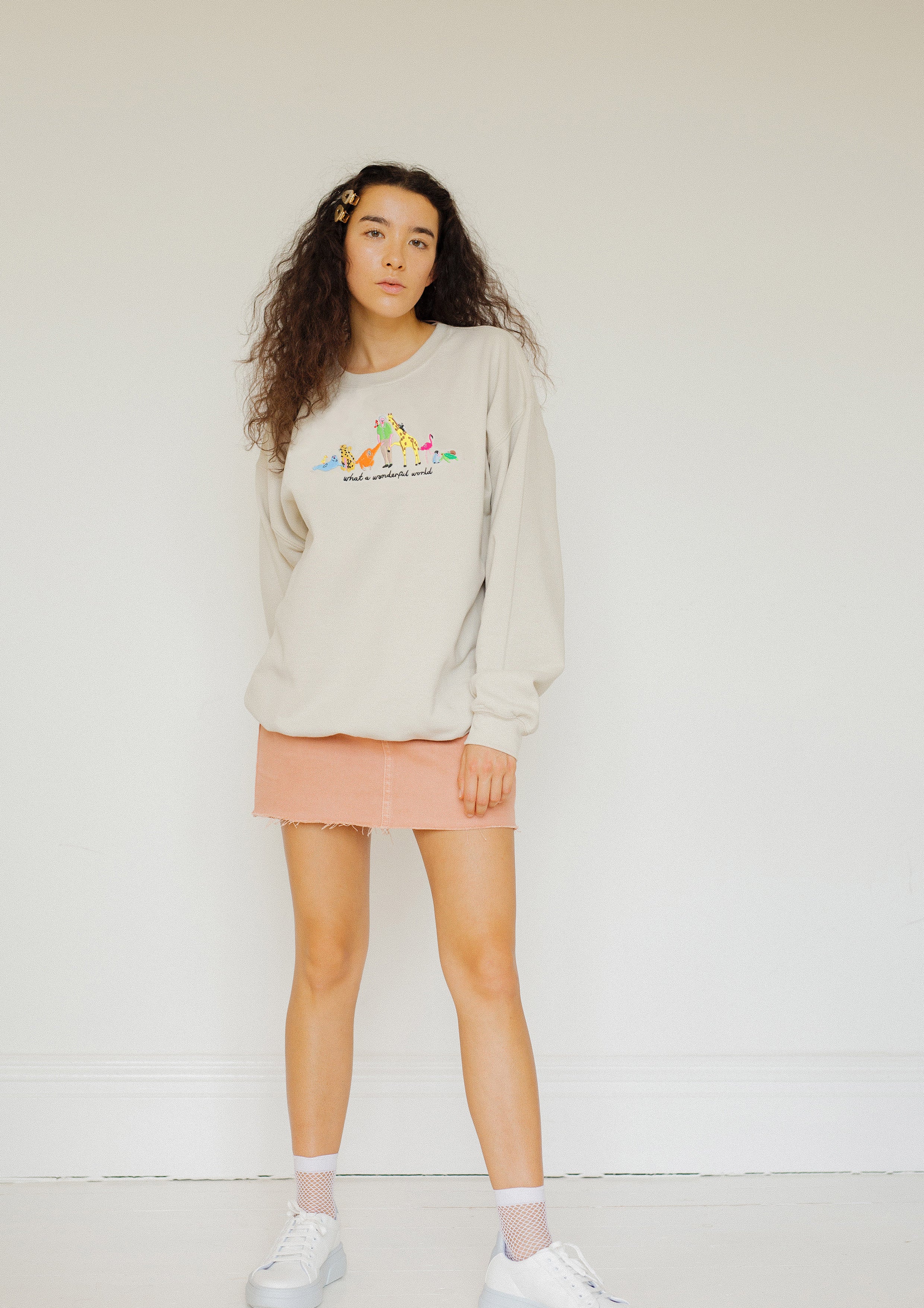 David Attenborough What A Wonderful World Embroidered Sweatshirt - Image 7