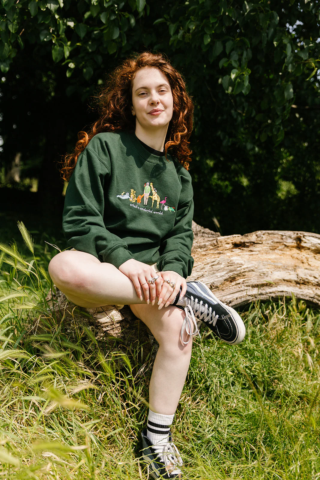David Attenborough What A Wonderful World Embroidered Sweatshirt - Image 9
